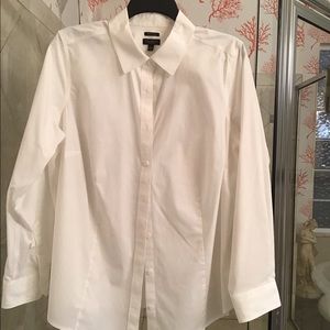 Talbots white blouse 16WP